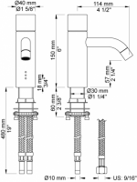 GRIFO HV1E VOLA MEDIDAS